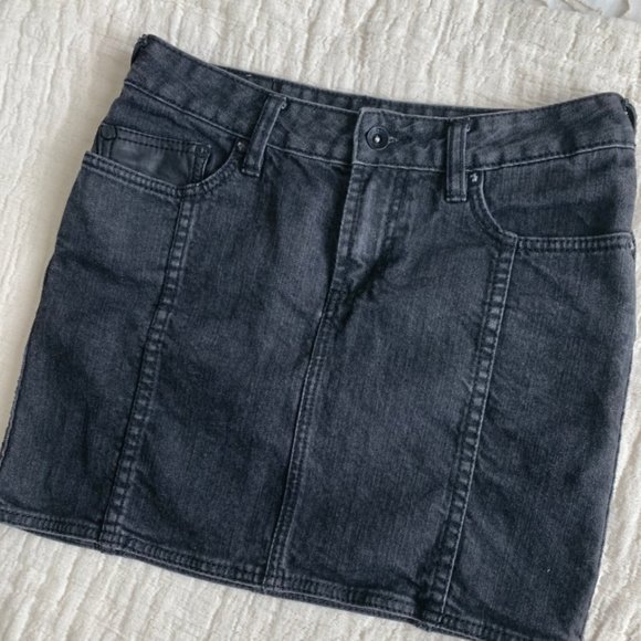 Levis x Andy Warhol Collection Charcoal Gray Skirt - Picture 3 of 4